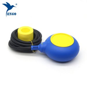 MAC 3 type niveau regulator i gul og blå farve kabel float switch